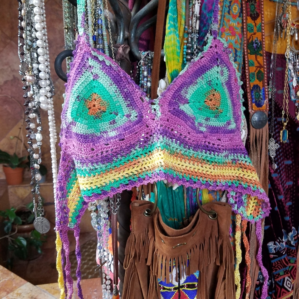 Beautiful Colorful Handmade Crochet Bustiers - Picture 6 of 10